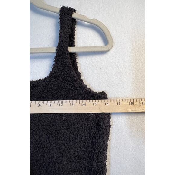SKIMS Black Tank Top Cozy Teddy Lounge Shirt Women Size‎ 2X/3X - Picture 3 of 9